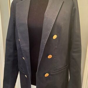 Anne Klein Indigo Denim Blazer